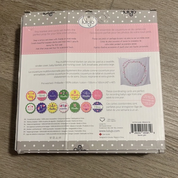 New!! 🤩 Baby Milestone Swaddle & Cards - Picture 2 of 7